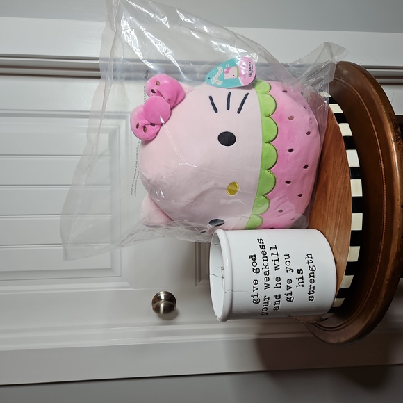 Squishmallows Other - NWT Watermelon Hello Kitty Squishmallow 12 inch